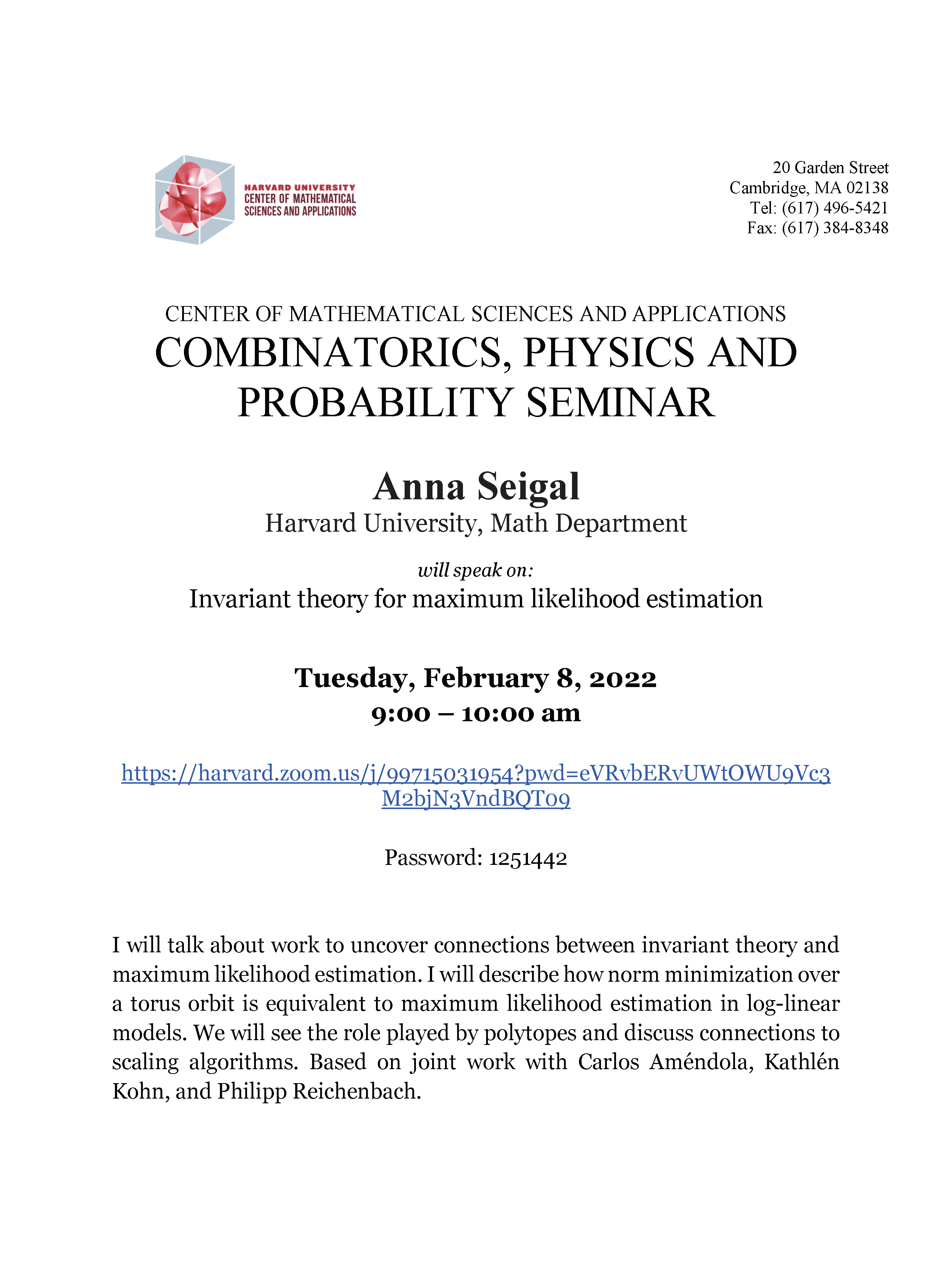 CMSA-Combinatorics-Physics-and-Probability-Seminar-2.8.2022
