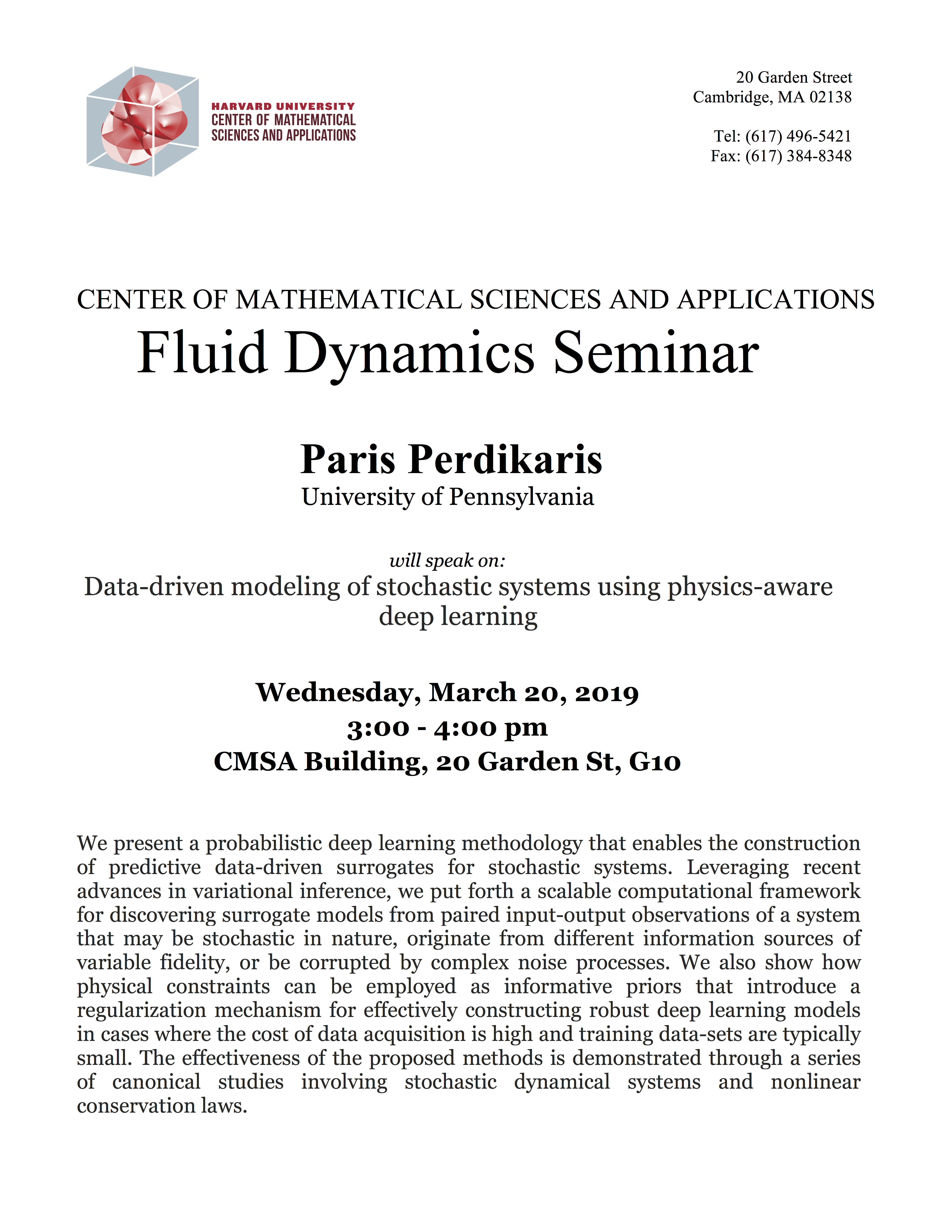 3/20/2019 Fluid Dynamics Seminar