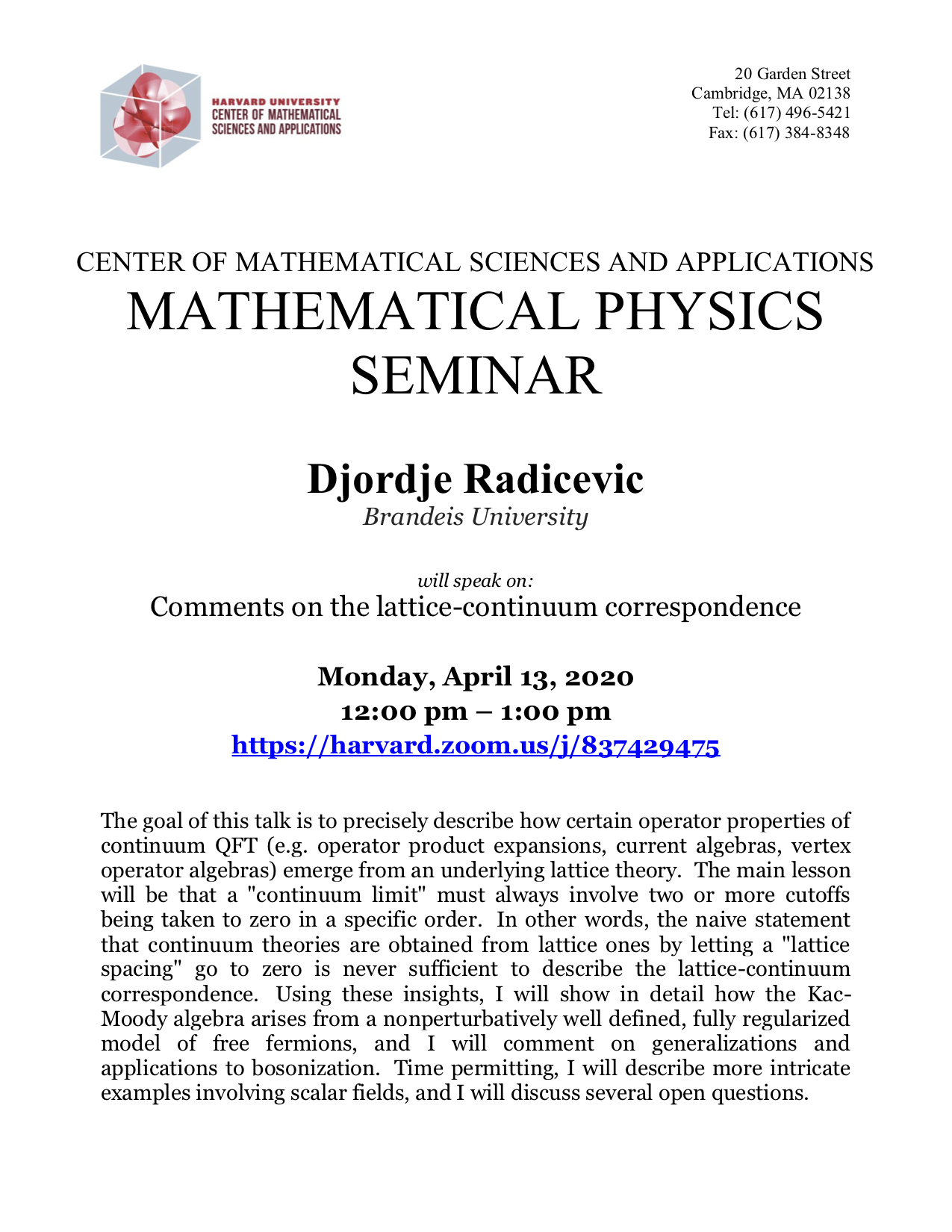 CMSA-Mathematical-Physics-04.13.20