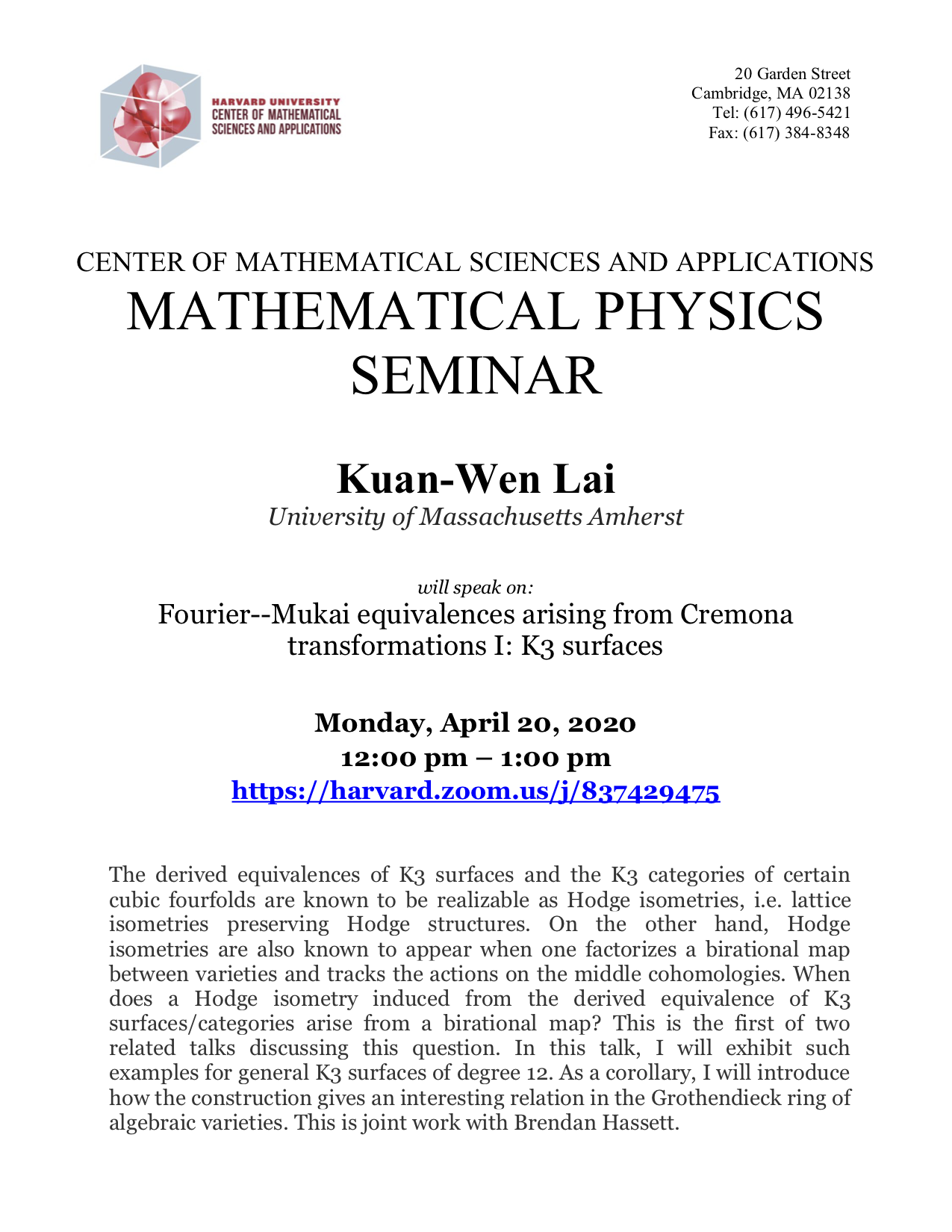 CMSA-Mathematical-Physics-04.20.20
