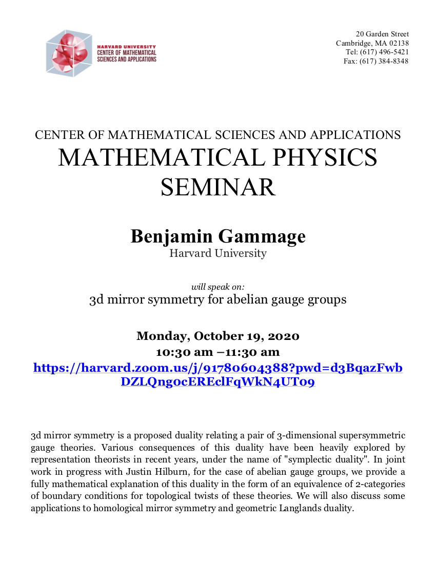 CMSA-Mathematical-Physics-10.19.20