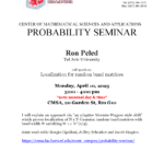CMSA Probability Seminar 04.10.23
