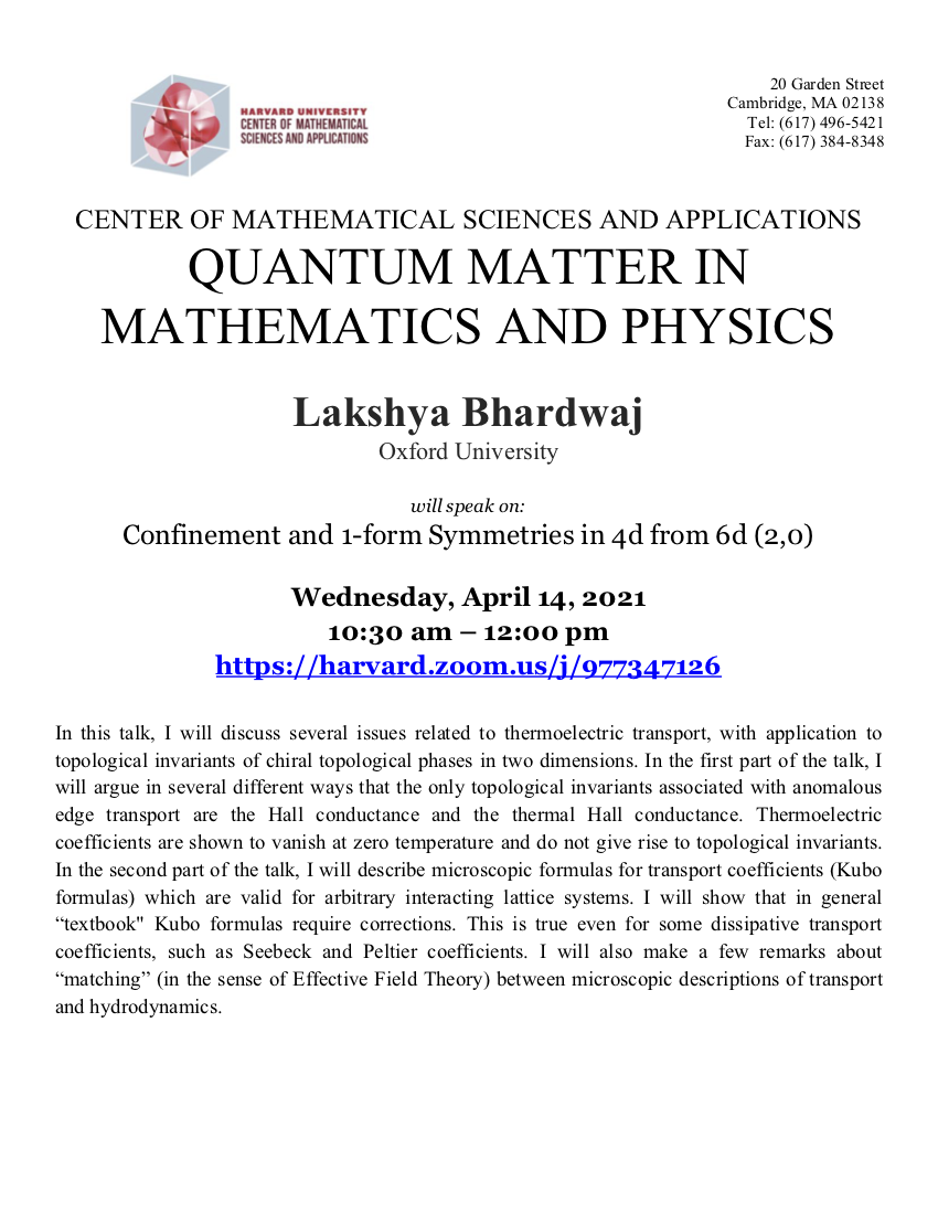 CMSA-Quantum-Matter-in-Mathematics-and-Physics-04.14.21