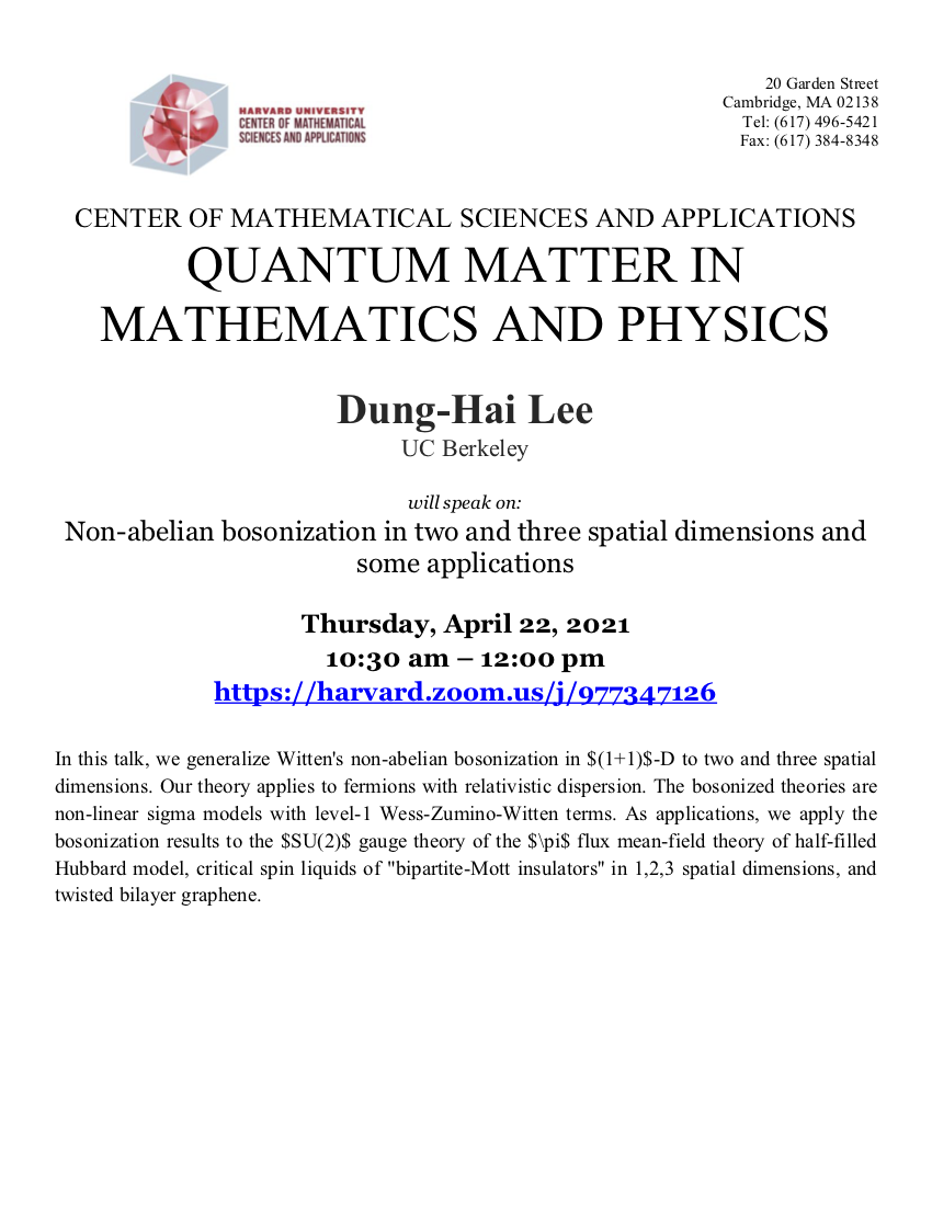 CMSA-Quantum-Matter-in-Mathematics-and-Physics-04.22.21