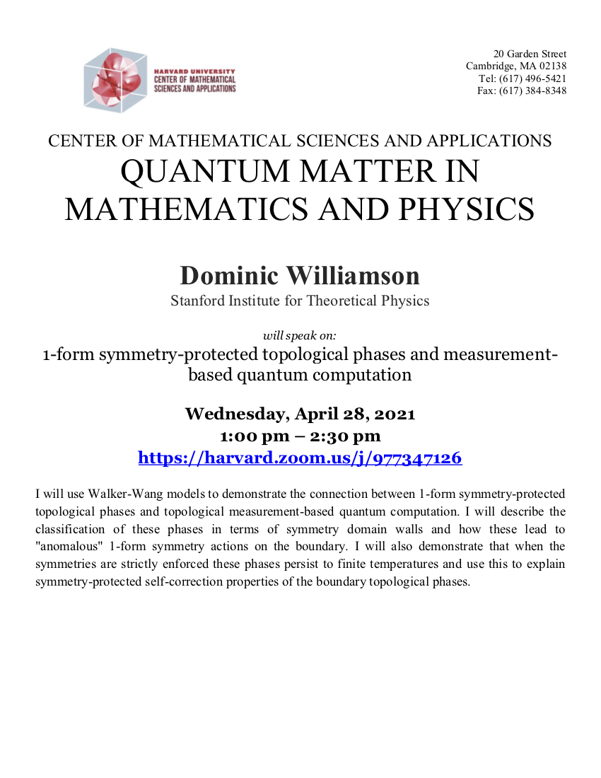 CMSA-Quantum-Matter-in-Mathematics-and-Physics-04.28.21