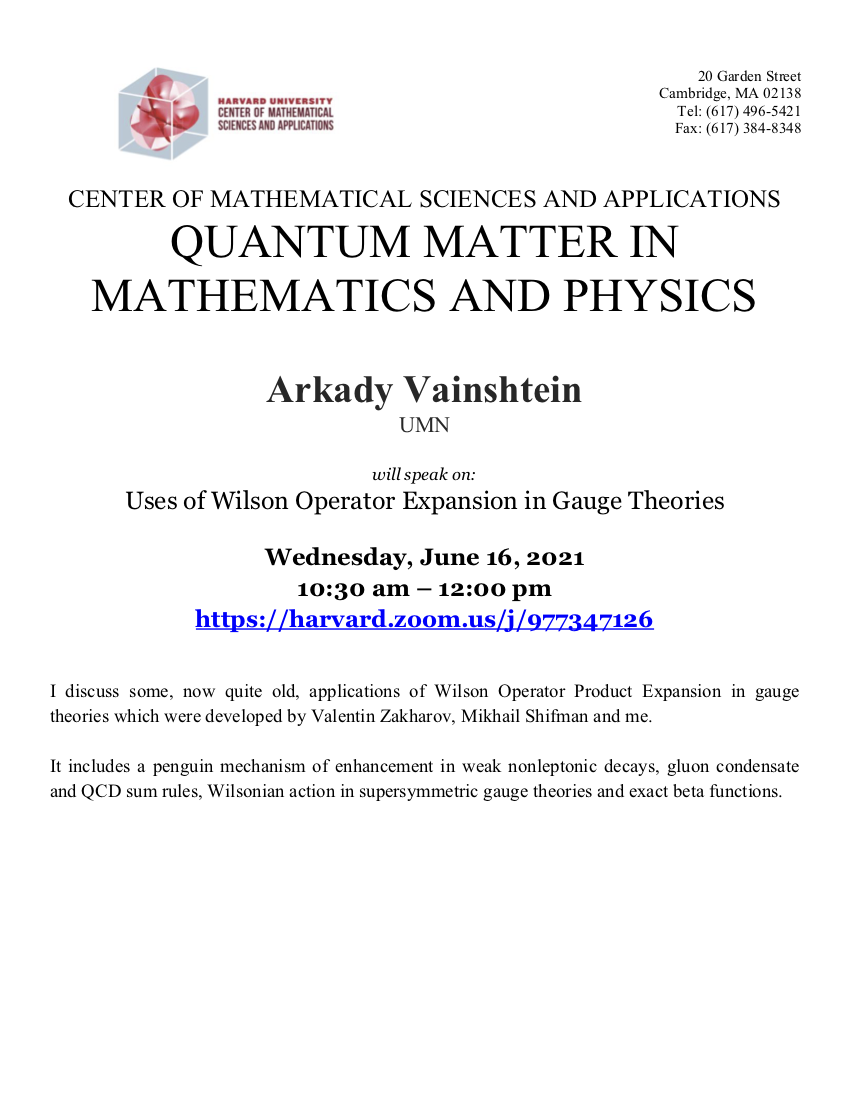 CMSA-Quantum-Matter-in-Mathematics-and-Physics-06.16.21
