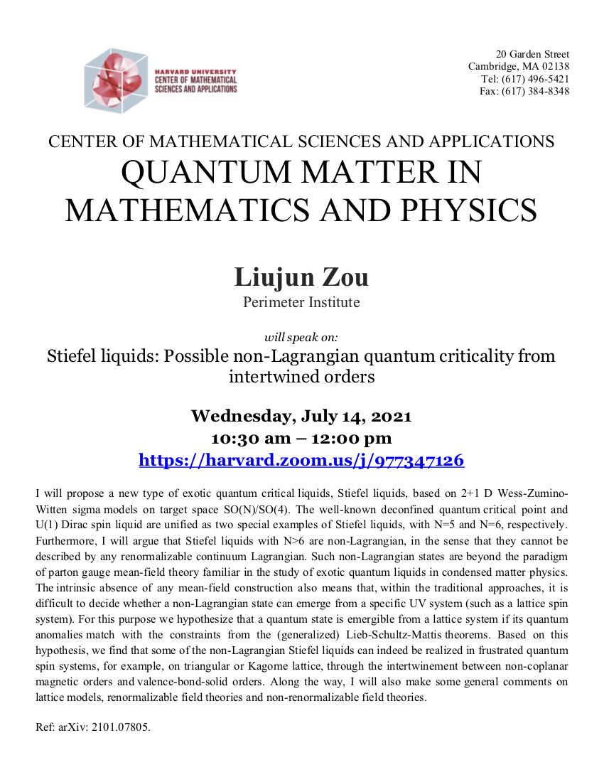CMSA-Quantum-Matter-in-Mathematics-and-Physics-07.14.21