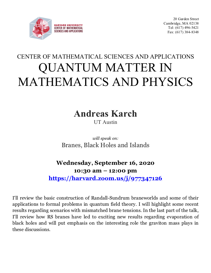 CMSA-Quantum-Matter-in-Mathematics-and-Physics-09.16.20