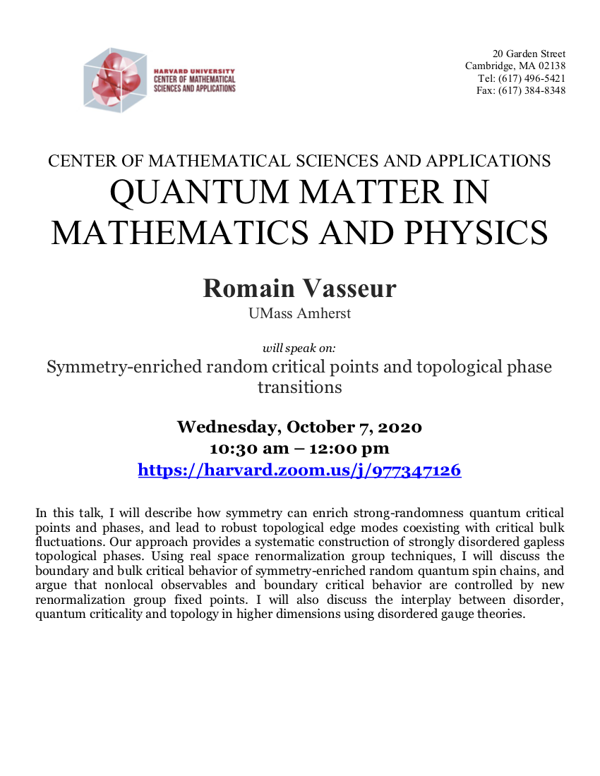 CMSA-Quantum-Matter-in-Mathematics-and-Physics-10.07.20