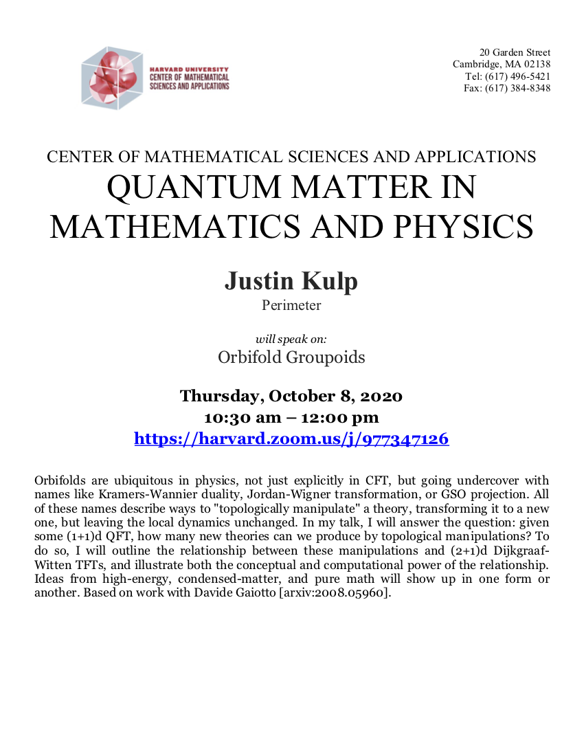 CMSA-Quantum-Matter-in-Mathematics-and-Physics-10.08.20