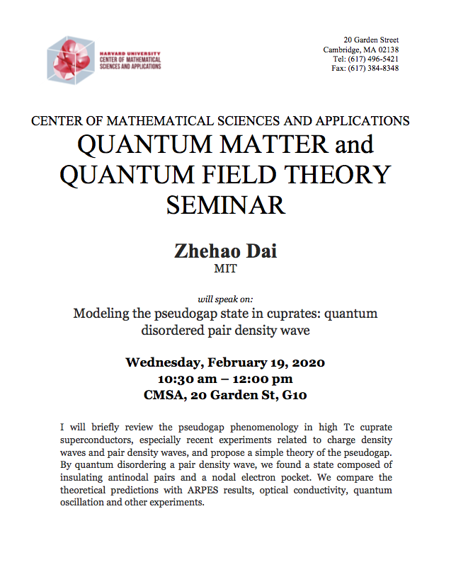 CMSA-Quantum-Matter_Quantum-Field-Theory-seminar-02.19.20
