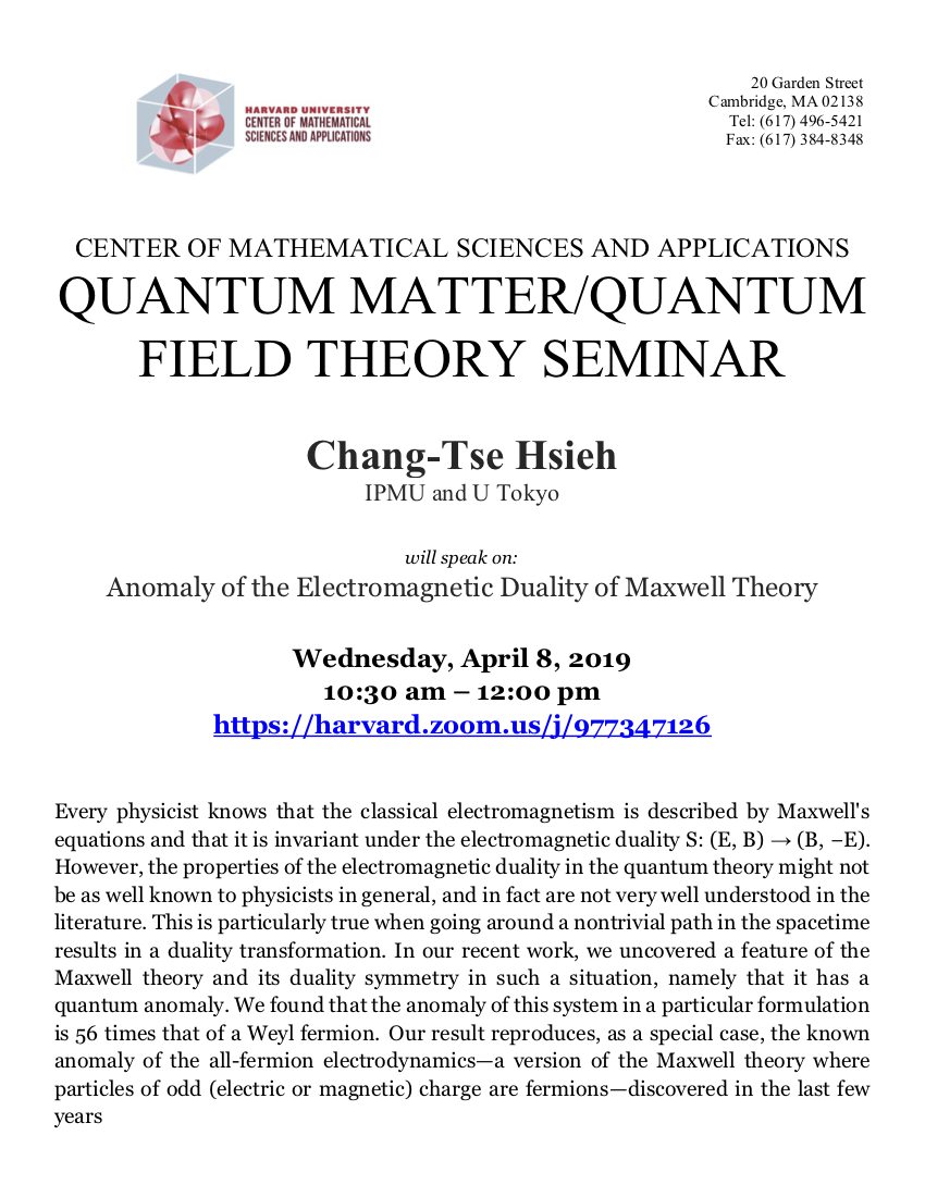 CMSA-Quantum-Matter_Quantum-Field-Theory-seminar-04.08.20