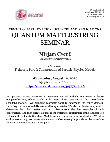 CMSA-Quantum-Matter_String-Seminar-08.19.20