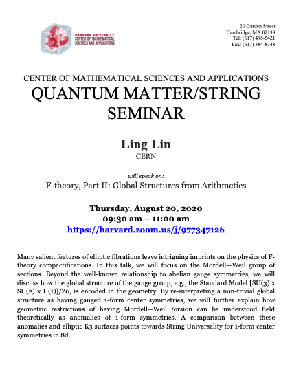 CMSA-Quantum-Matter_String-Seminar-08.20.20