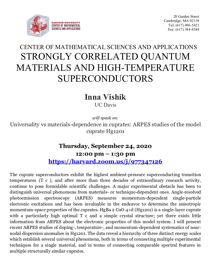 CMSA-Strongly-Correlated-Quantum-Materials-and-High-Temperature-Superconductors-09.24.20