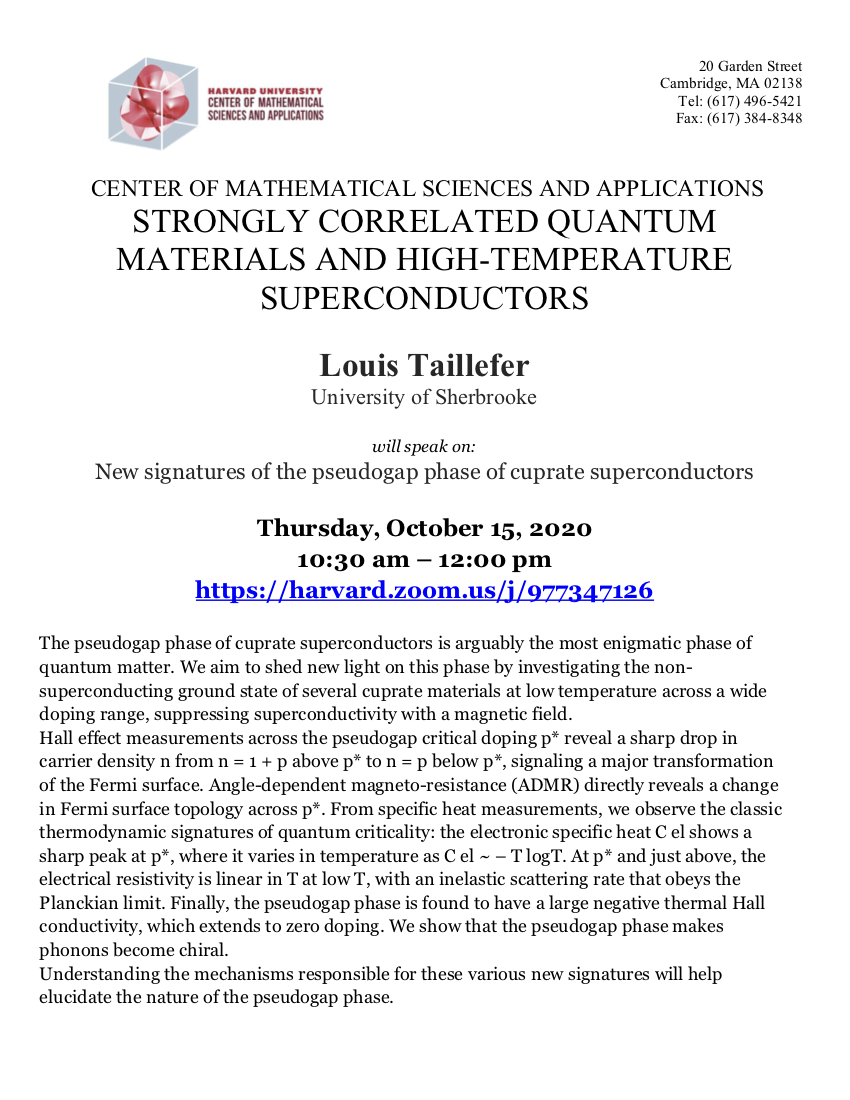 CMSA-Strongly-Correlated-Quantum-Materials-and-High-Temperature-Superconductors-10.15.20