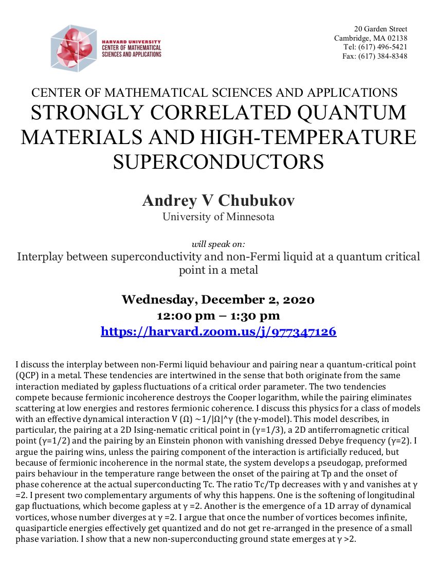 CMSA-Strongly-Correlated-Quantum-Materials-and-High-Temperature-Superconductors-12.02.20