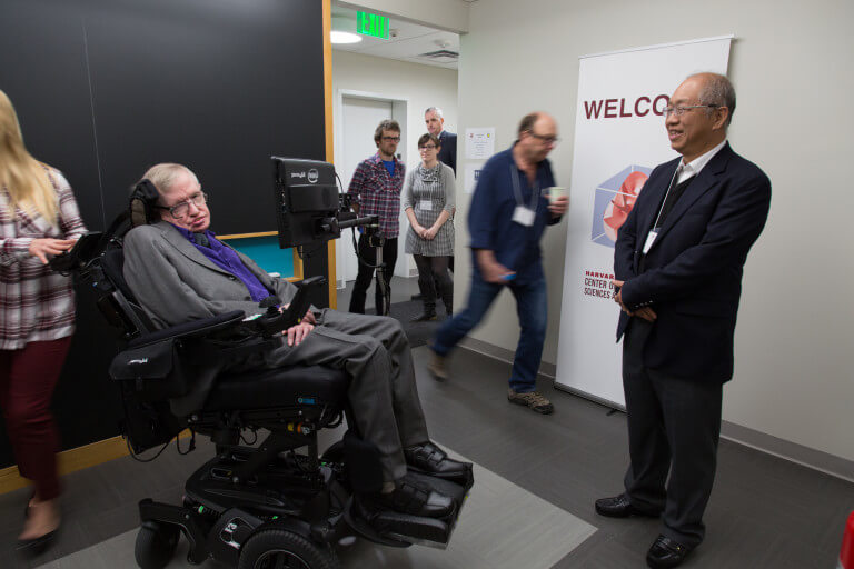 Stephen Hawking’s Spring visit to Harvard’s Black Hole Initiative