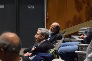 Two people in the Front Seat in the 2019 Ding Shum Lecture featuring Ronald Rivest