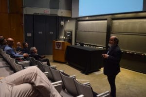 Photo from the 2019 Ding Shum Lecture featuring Ronald Rivest