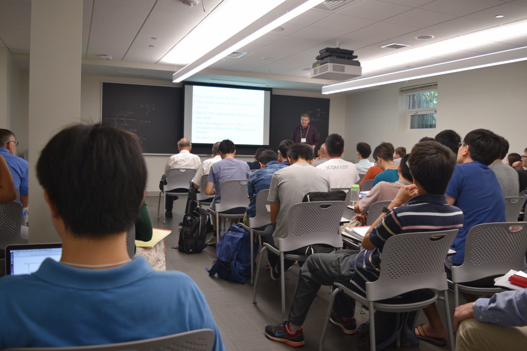 Photos of Kickoff Workshop on Topology and Quantum Phases of Matter