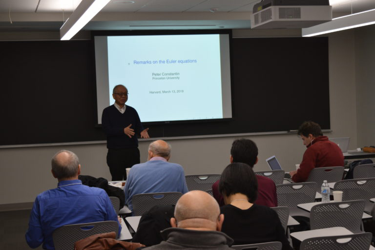 Photo from the Workshops on Machine Learning and Fluid turbulence and Singularities