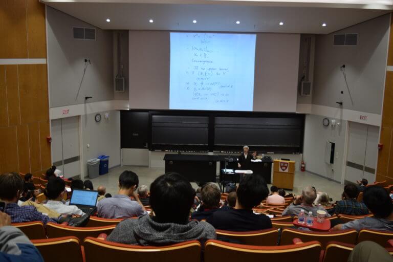 Photos from the Conference on Differential Geometry, Calabi-Yau theory and General Relativity: A conference in honor of the 70th Birthday of Shing-Tung Yau
