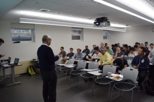 Scene from the Workshop on Topology and Dynamics in Quantum Matter