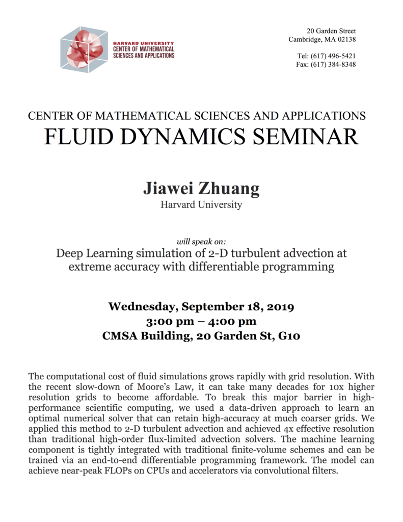 9/18/2019 Fluid Dynamics Seminar