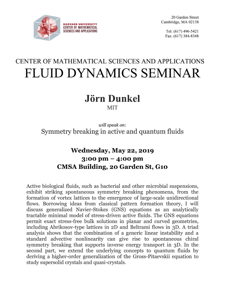 5/22/2019 Fluid Dynamics Seminar