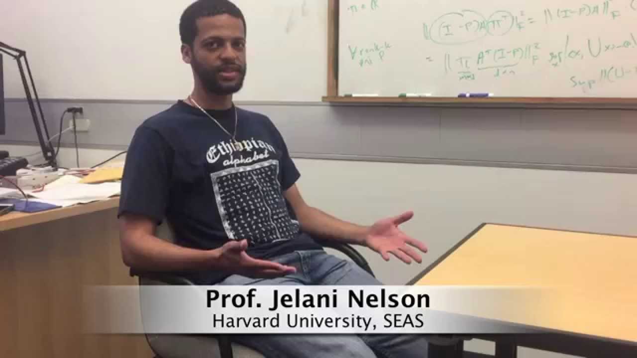 Inside CMSA’s Big Data Conference Prof. Jelani Nelson (Harvard University)