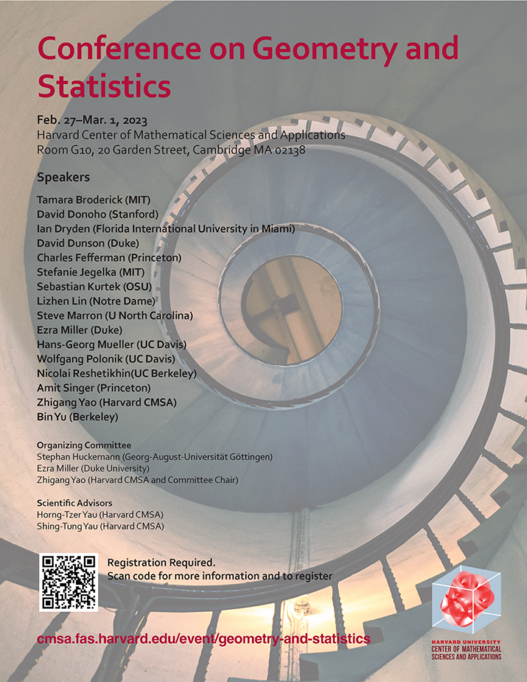 Conference on Geometry and Statistics - CMSA