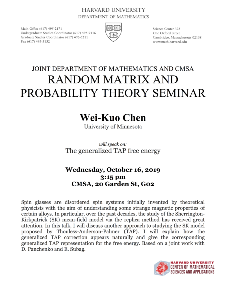 10/16/2019 RM & PT Seminar